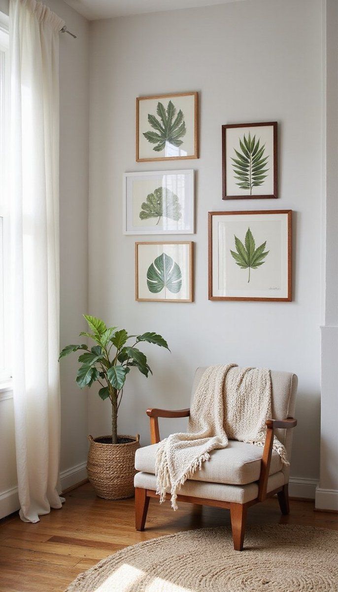 Bring the Outdoors Inside with Leaf Prints