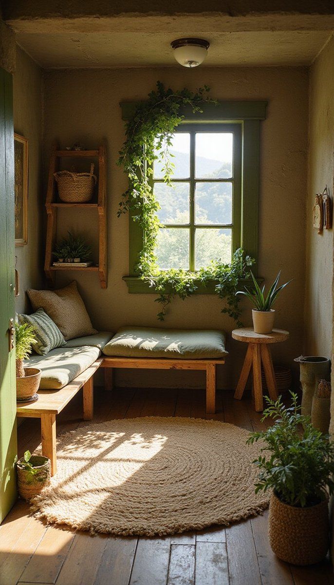 Bringing nature indoors with earth tones
