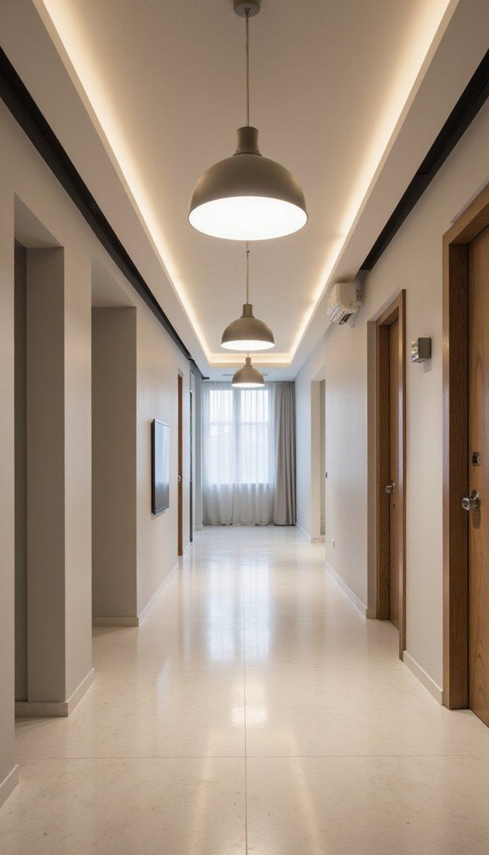 Clean-lined Floating LED Lights