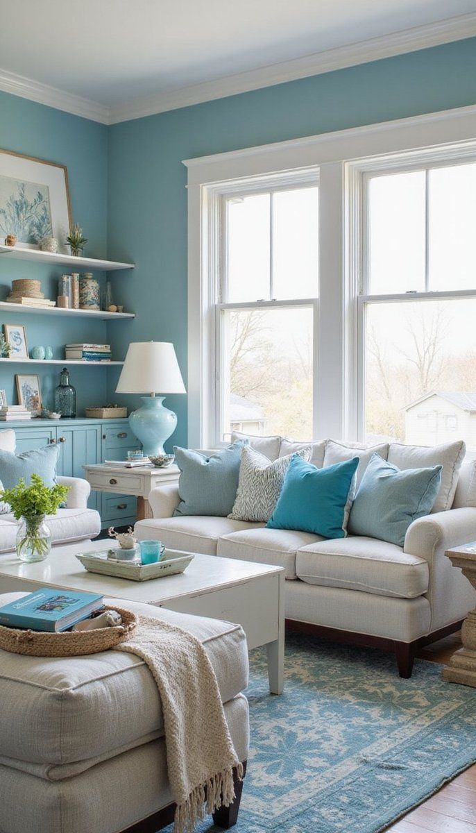 Coastal Blues: Waves of Tranquility