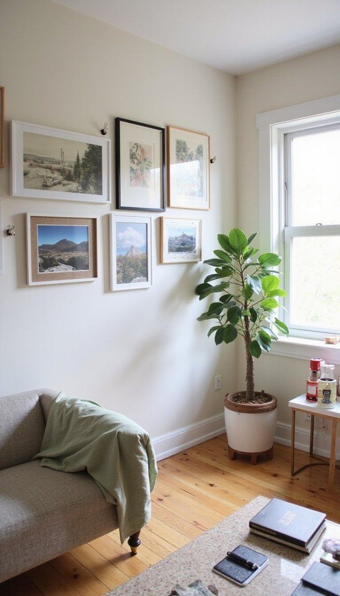 Command hook art wall rearrangements