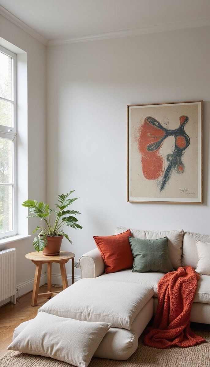 Contemporary Neutrals with Pop of Color