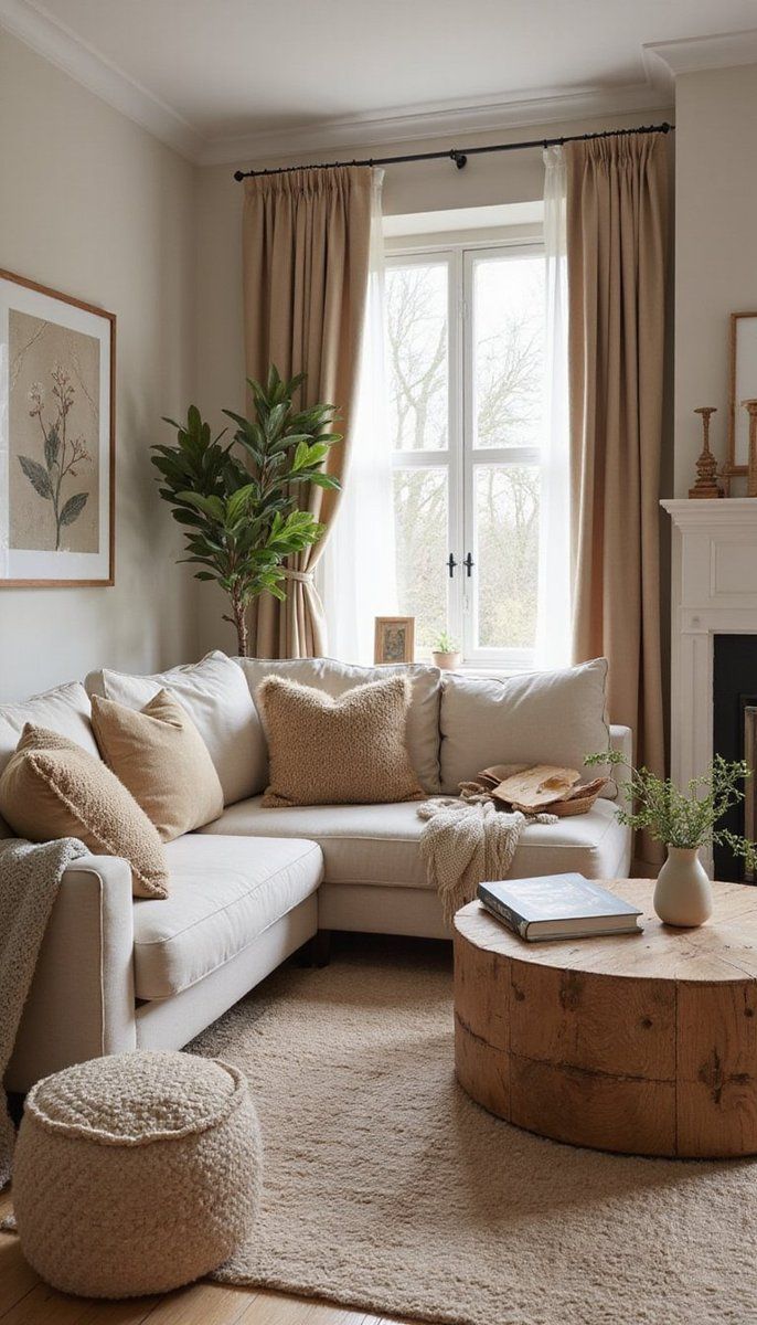 Cozy Neutrals: Year-Round Comfort