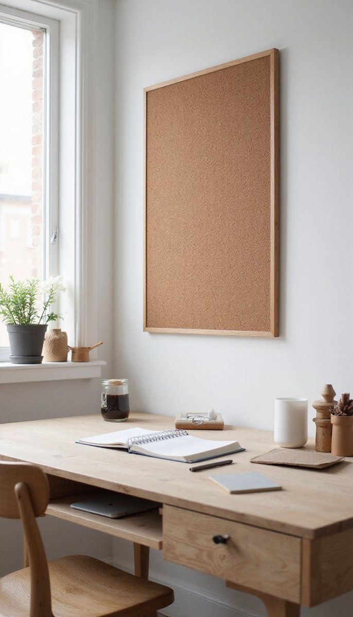 Crafty Corkboard with Functional Style