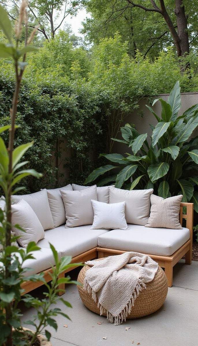 Create cozy nooks with corner seating