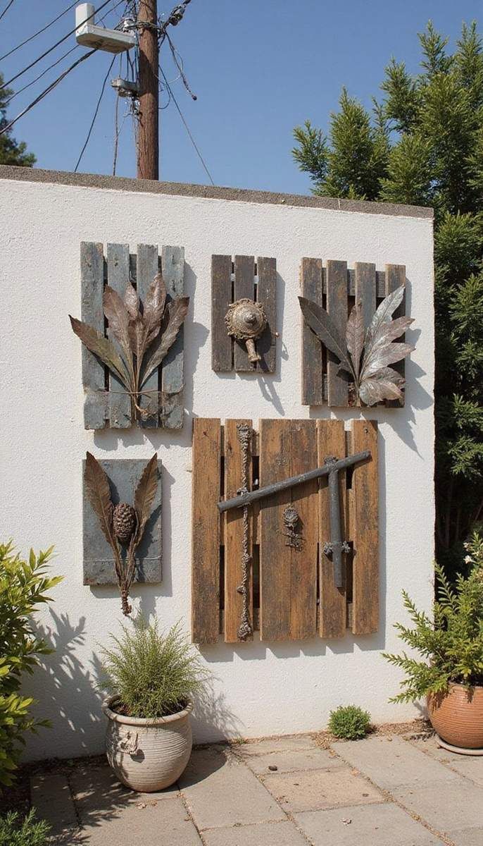 DIY Wall Art from Recycled Materials