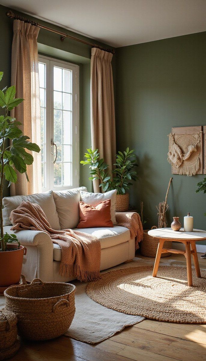 Earth Tones: the calming embrace of nature