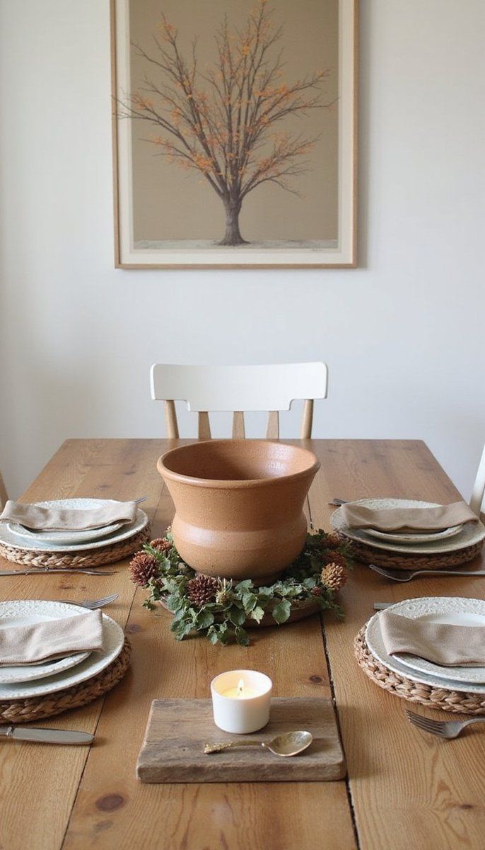 Earthy Centerpiece Bowls