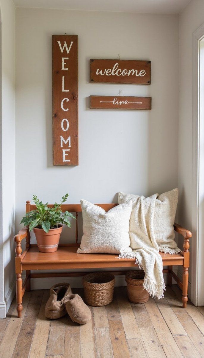 Earthy tones in a peaceful mudroom retreat