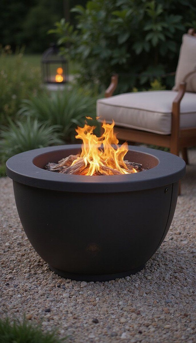 Eco-friendly fire pits for warm evenings