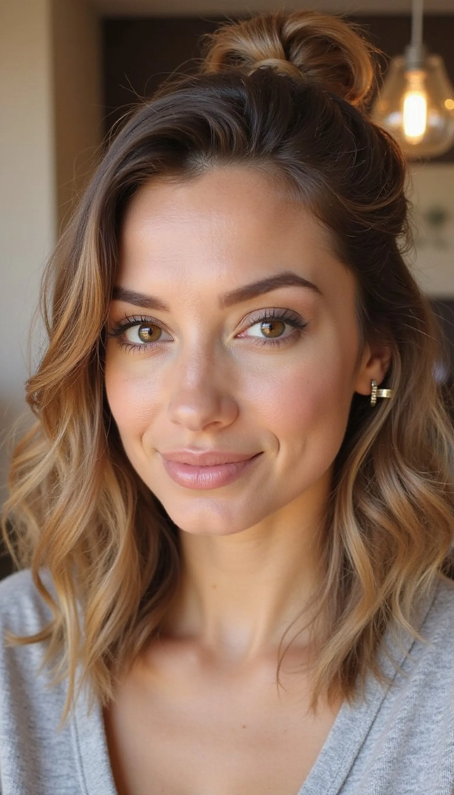 Half-Up Twisted Knot For Effortless Everydays