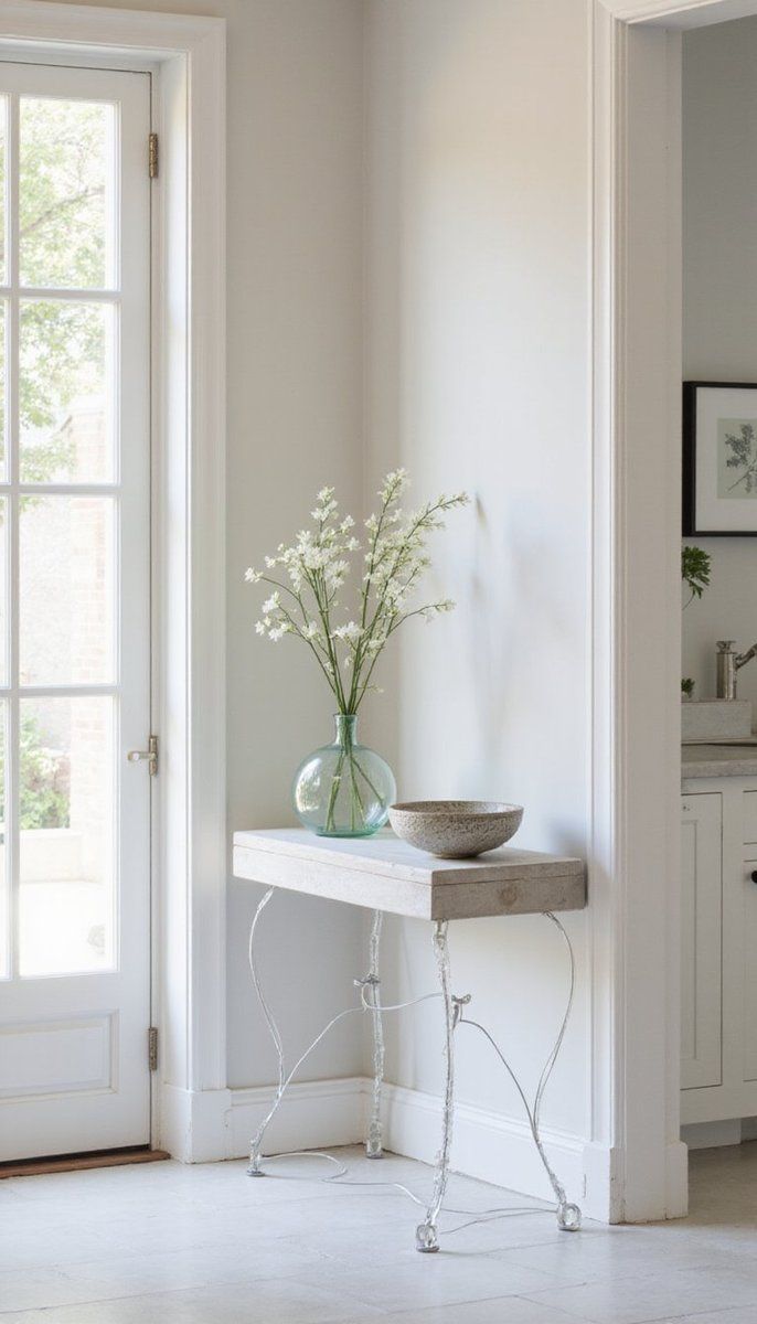 Elegant glass decor for sophistication