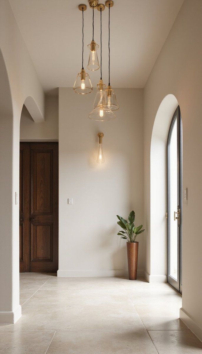 Elegant lighting fixtures in subtle designs
