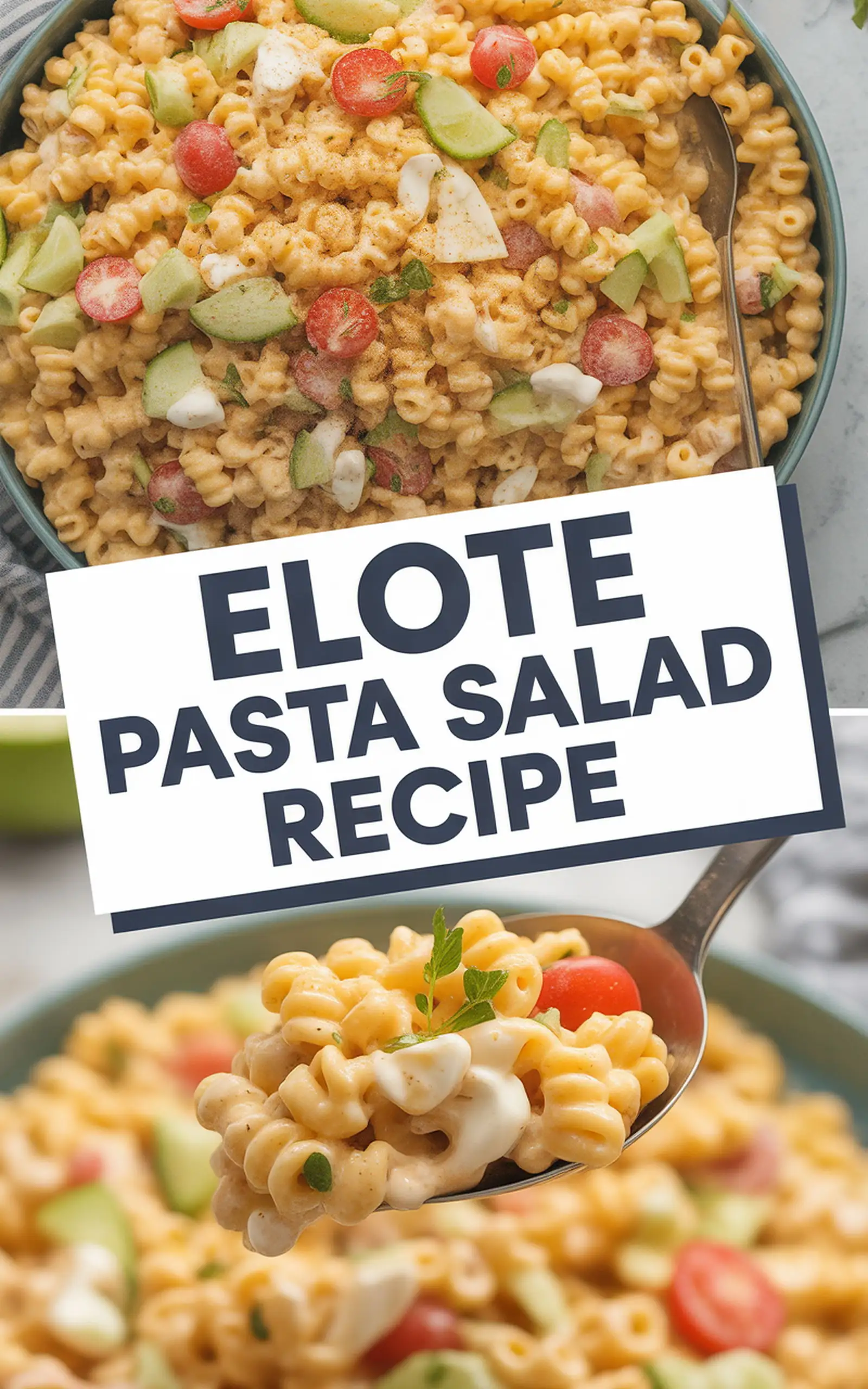 Elote Pasta Salad Recipe recipe idea in stylish layout