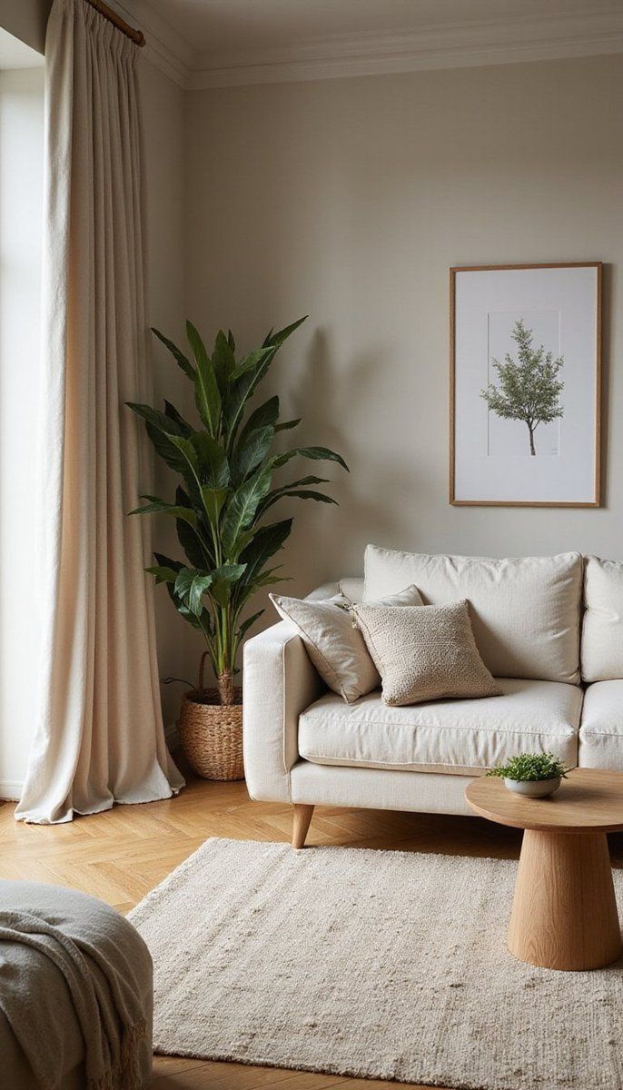 Embrace the warmth with oak wood accents