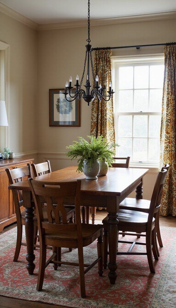 Enhancing warmth with vintage lighting