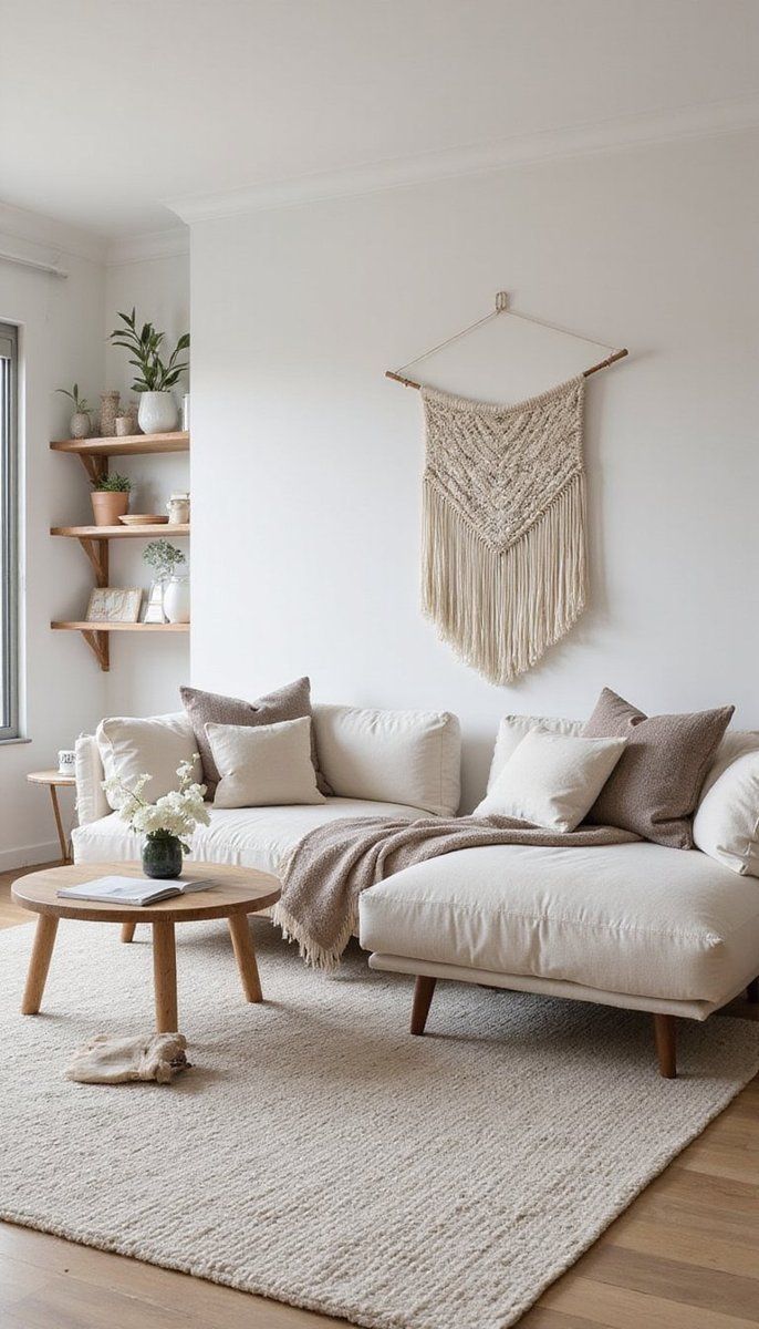 Fabric wall hangings with Scandinavian flair