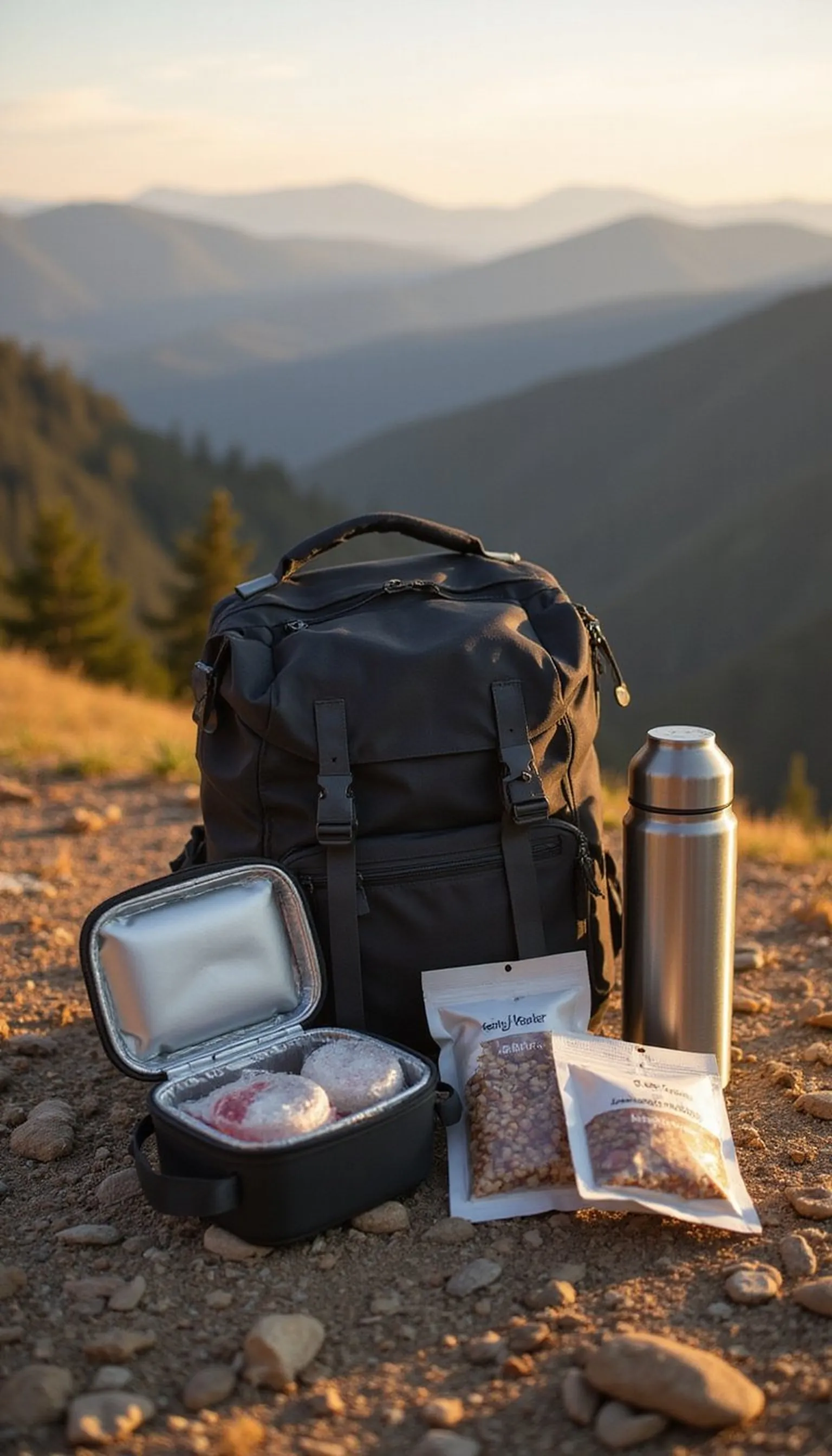 Short hike cooler for sunset viewing