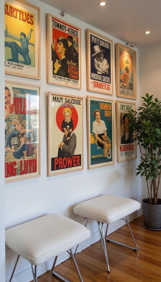 Framed Art Deco Posters