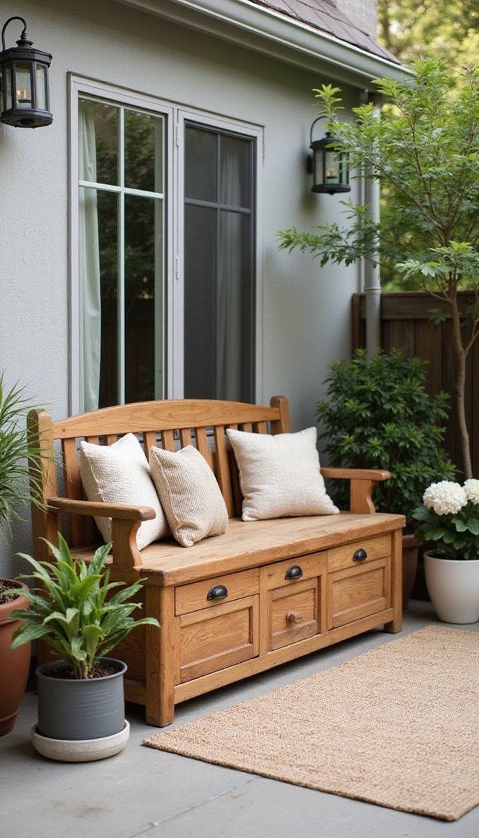 Functional furniture with storage
