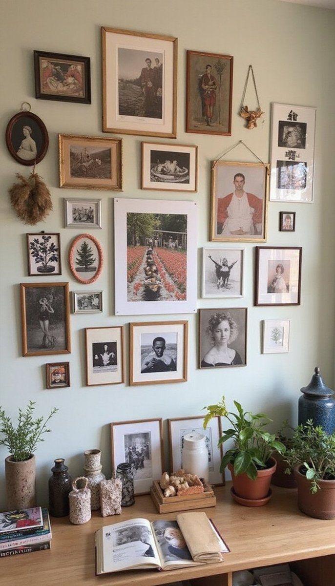 Gallery wall with a twist