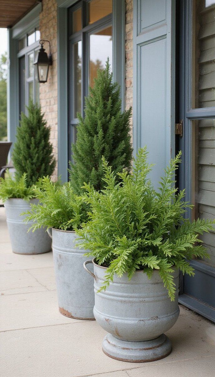 Galvanized Steel Planters