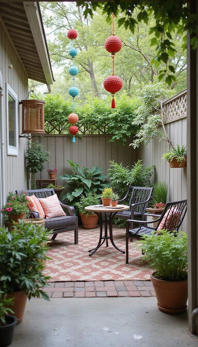 Hang decor for vertical interest