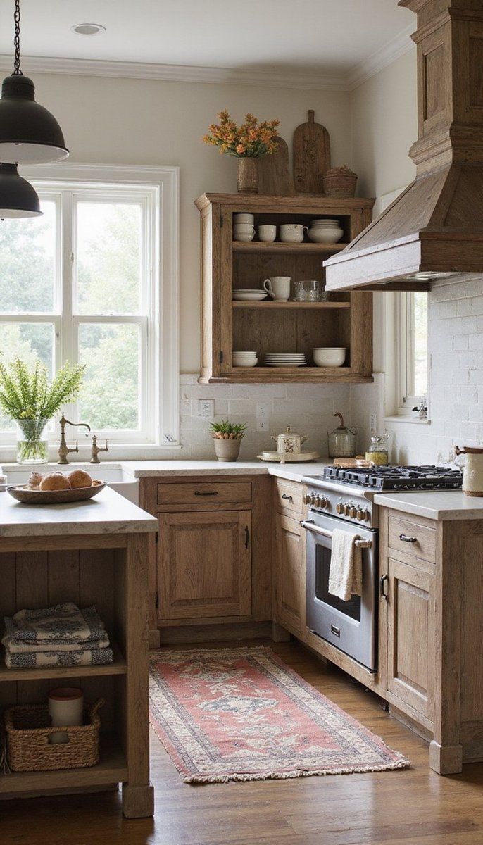 Incorporating distressed wood accents