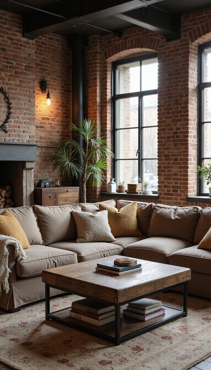 Industrial edge with a cozy touch