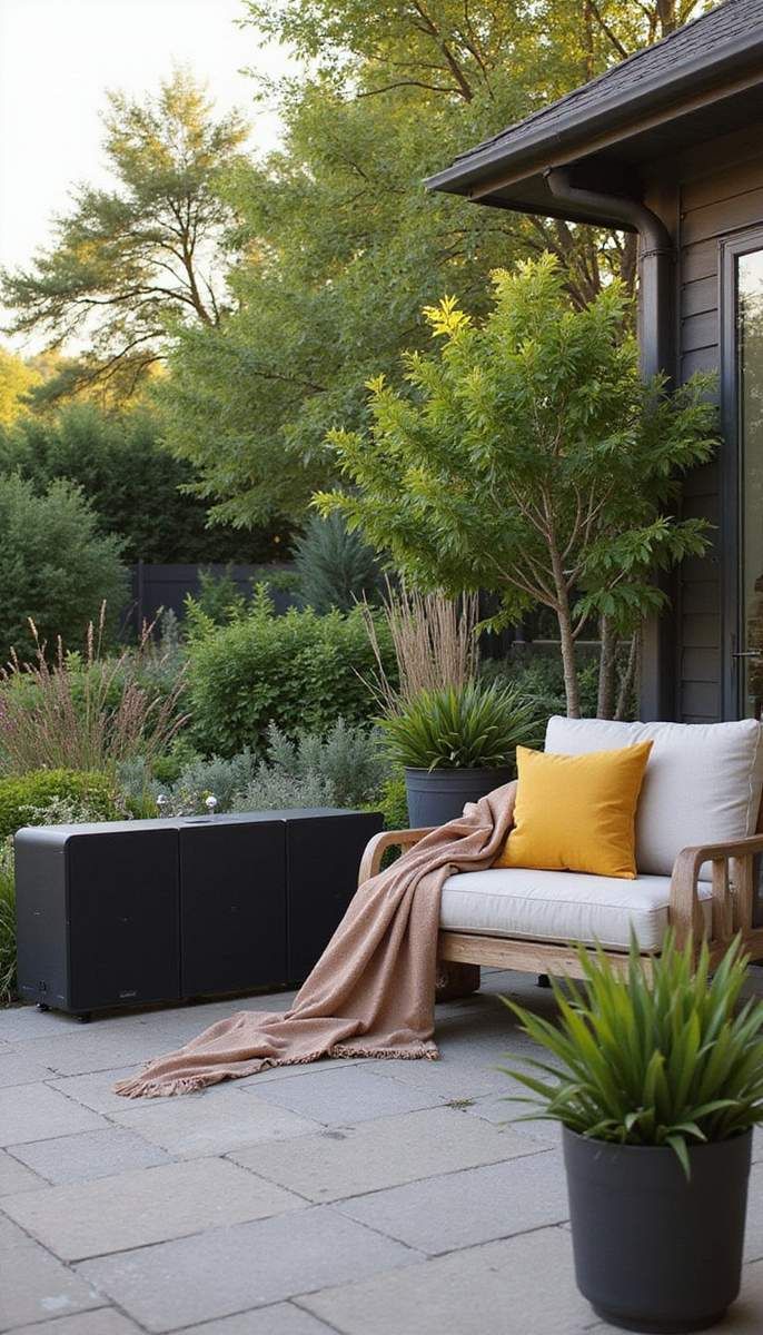 Install an all-weather outdoor sound system