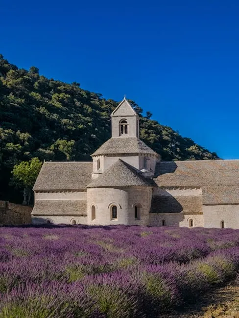 Sénanque Abbey: Lavender Framing Romanesque Walls