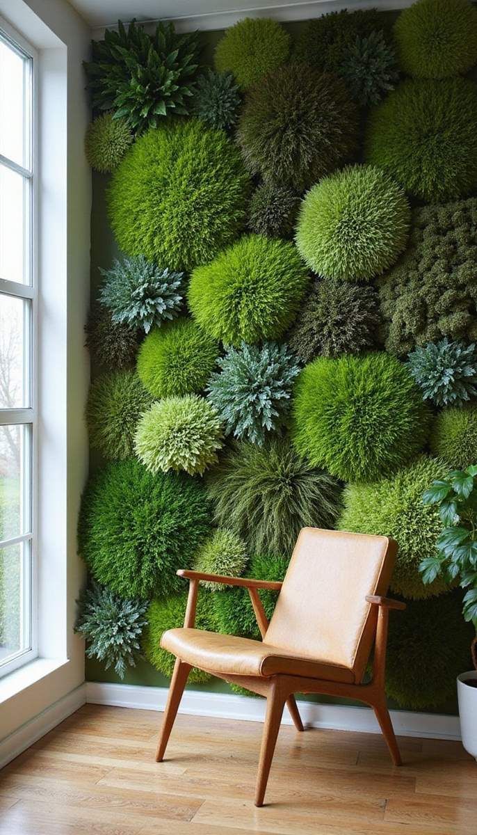 Living Moss Wall for a Natural Touch