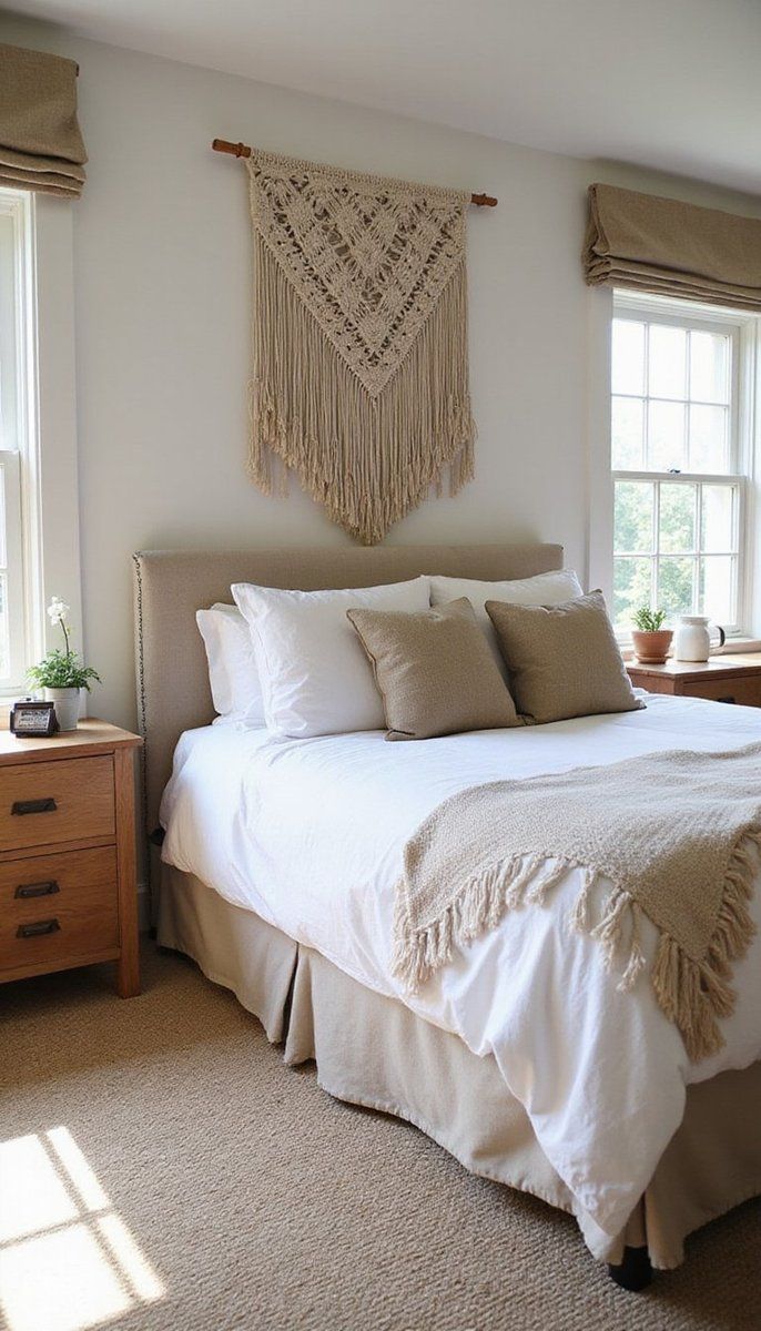 Macramé wall hangings for boho charm
