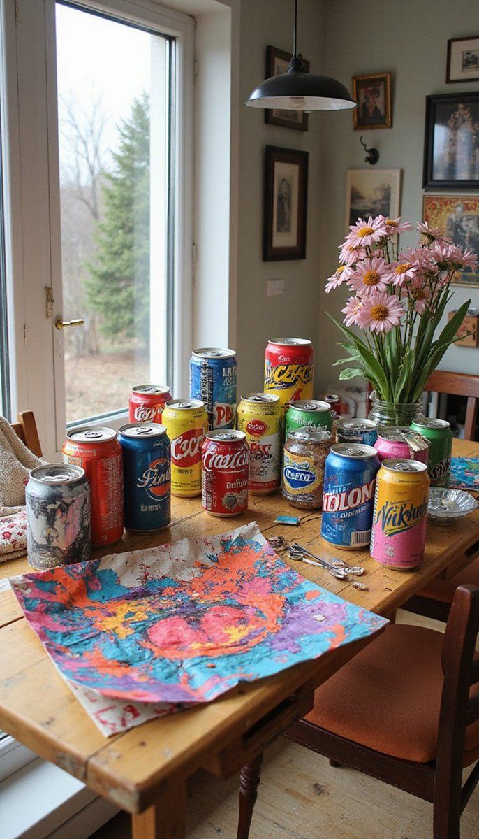 Make Pop Art Using Recycled Materials