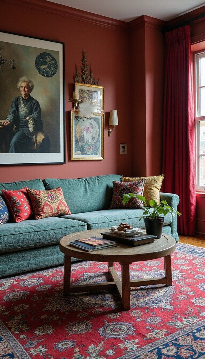 Maximalist whimsy with bold patterns