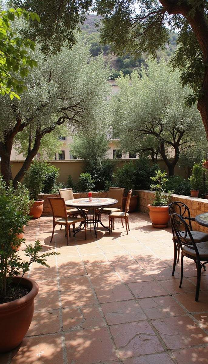 Mediterranean Escape with Warm Terracotta