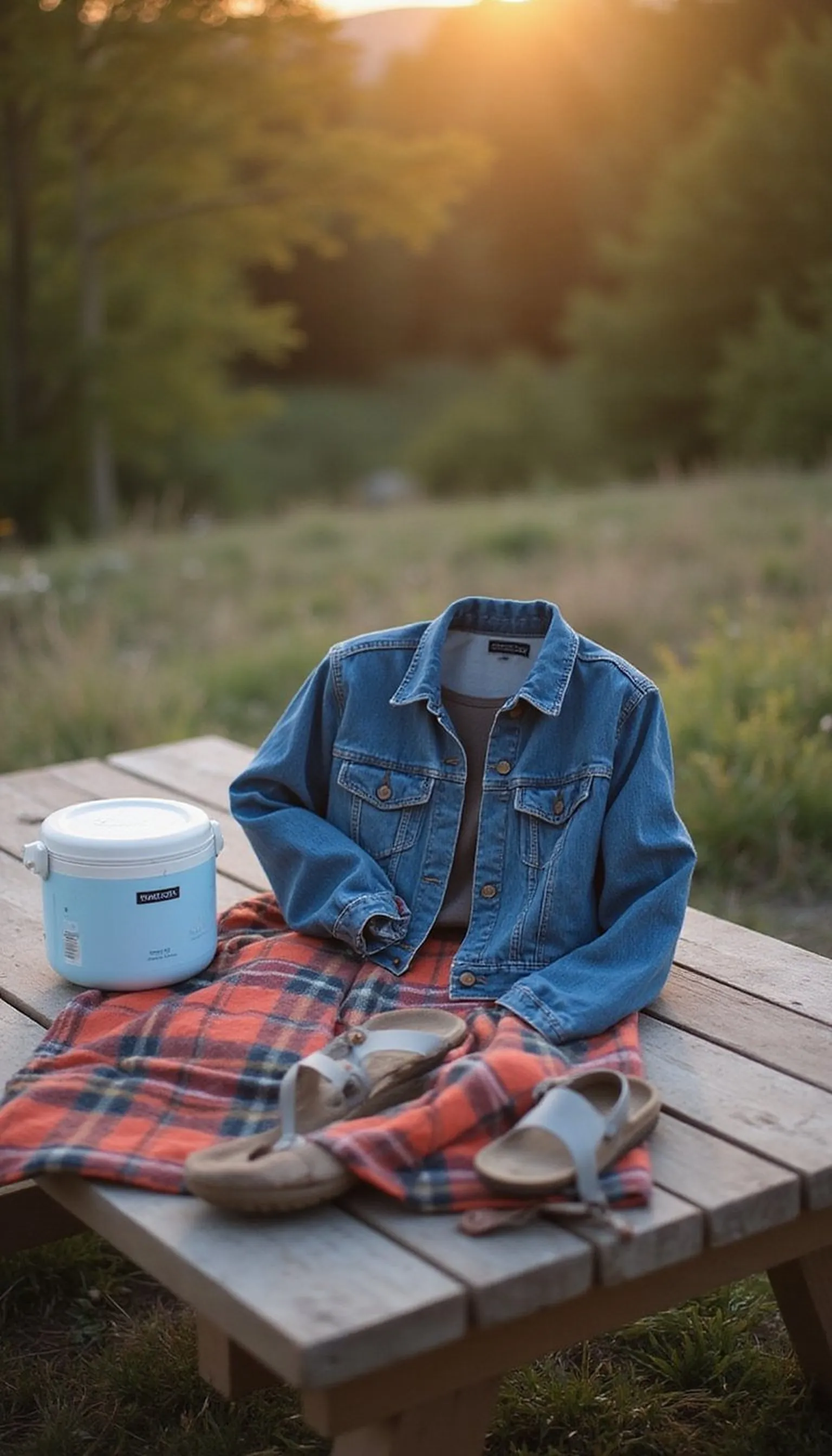Evening Bonfire and Cooler Weather Layers