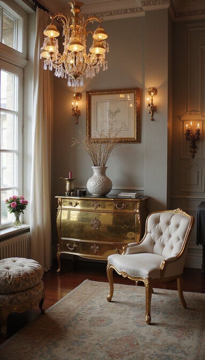 Metallic shimmer: adding a touch of glam