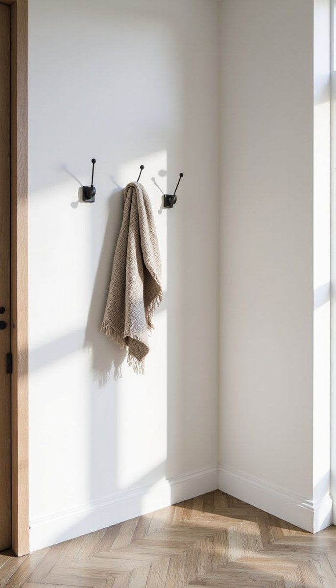 Minimalist hooks for everyday essentials
