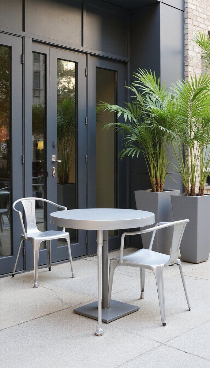 Minimalist outdoor seating for ultimate relaxation