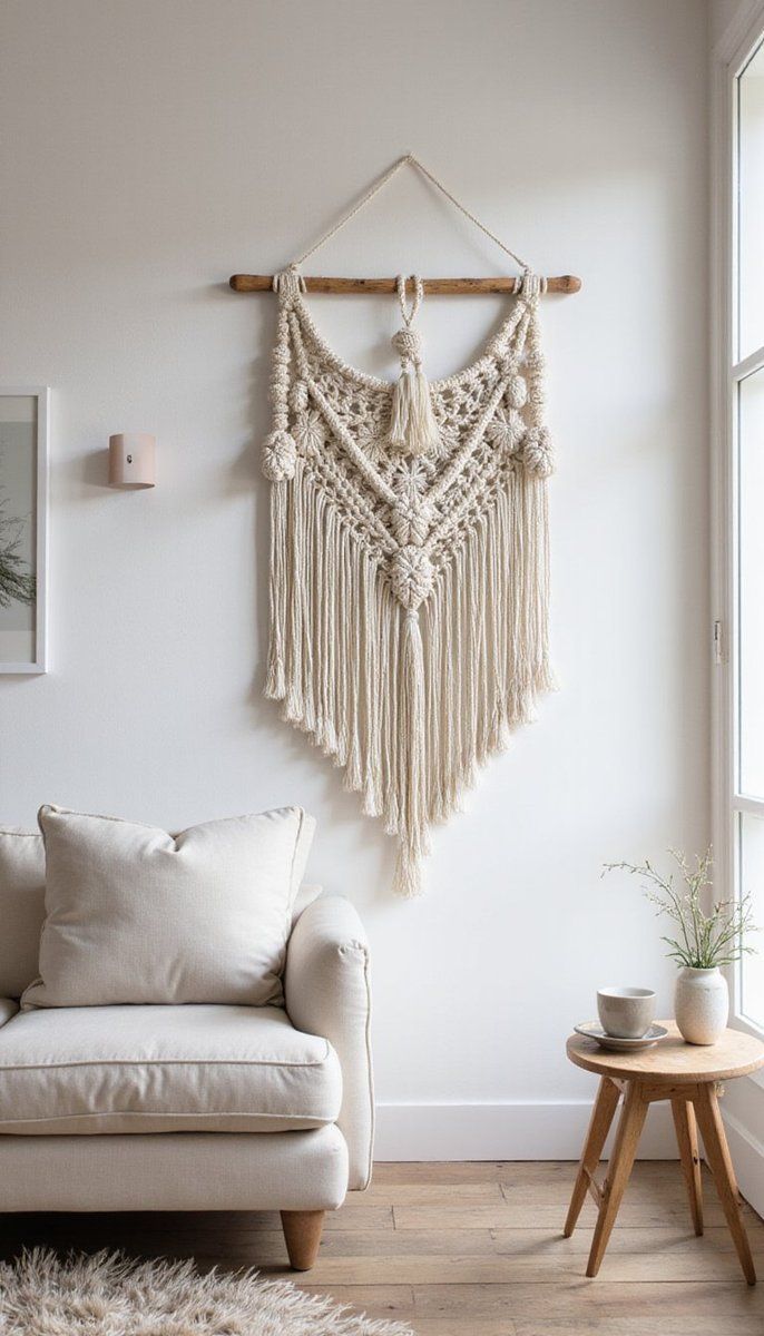 Minimalistic Macrame Wall Hangings