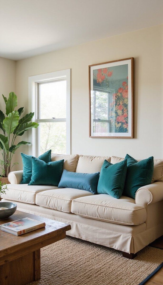 Mixing Glorious Jewel Tones with Neutrals