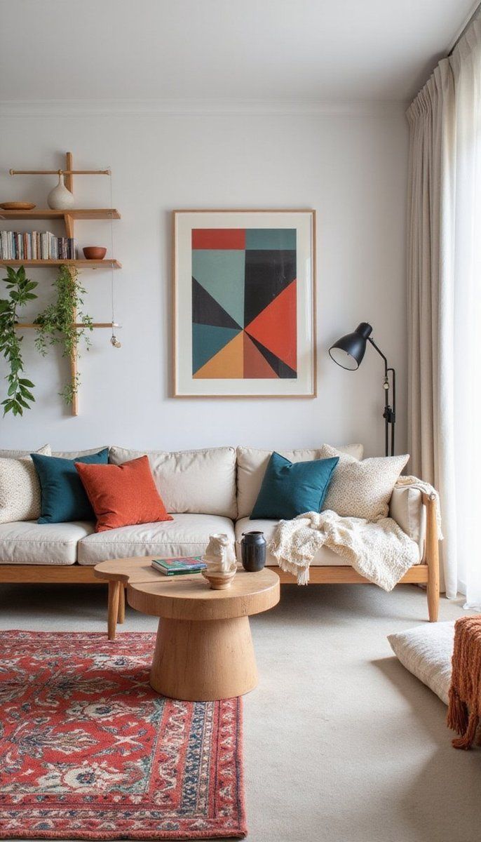 Modern minimalist with a twist of color