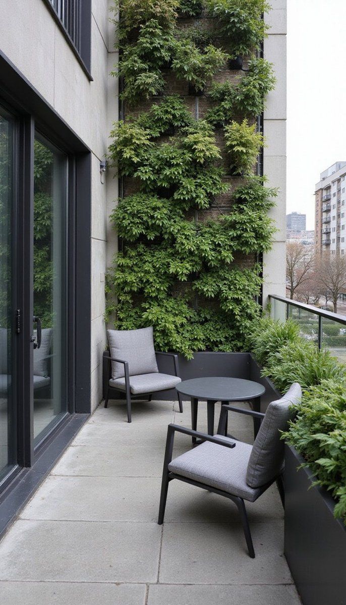 Modern Urban Balcony Oasis
