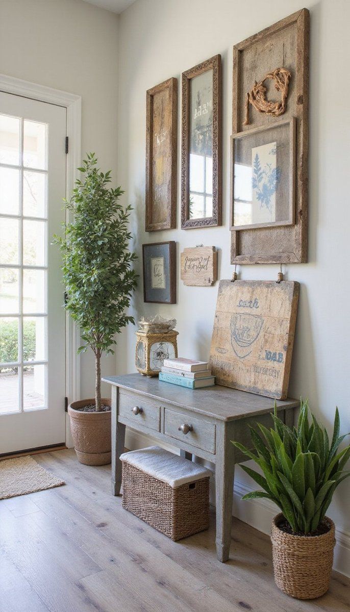 Naturally weathered decor accents