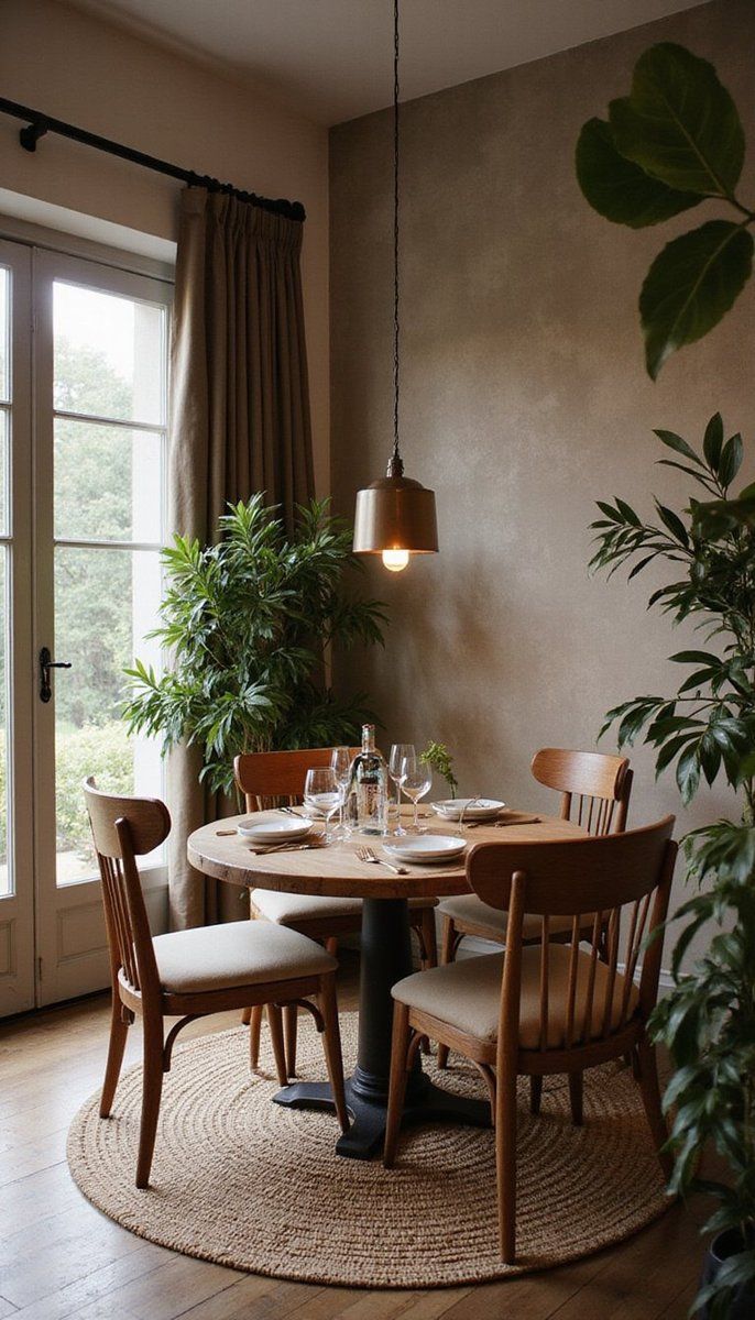 Neutral browns for organic appeal