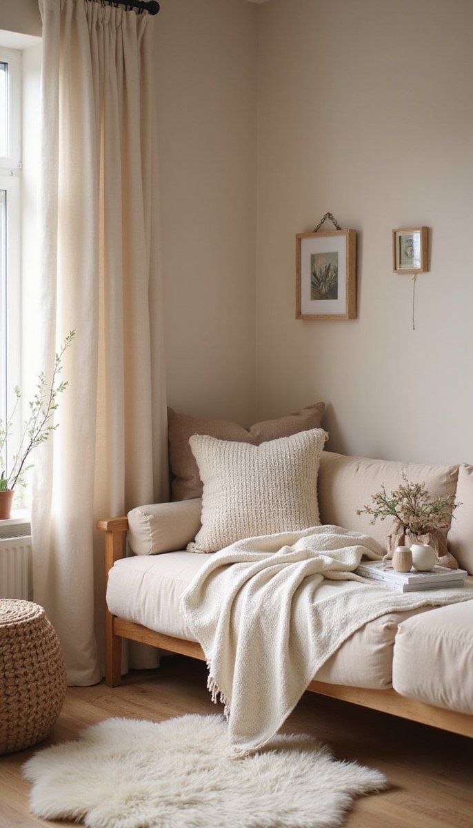 Neutral Nook: cozy spots with calming shades