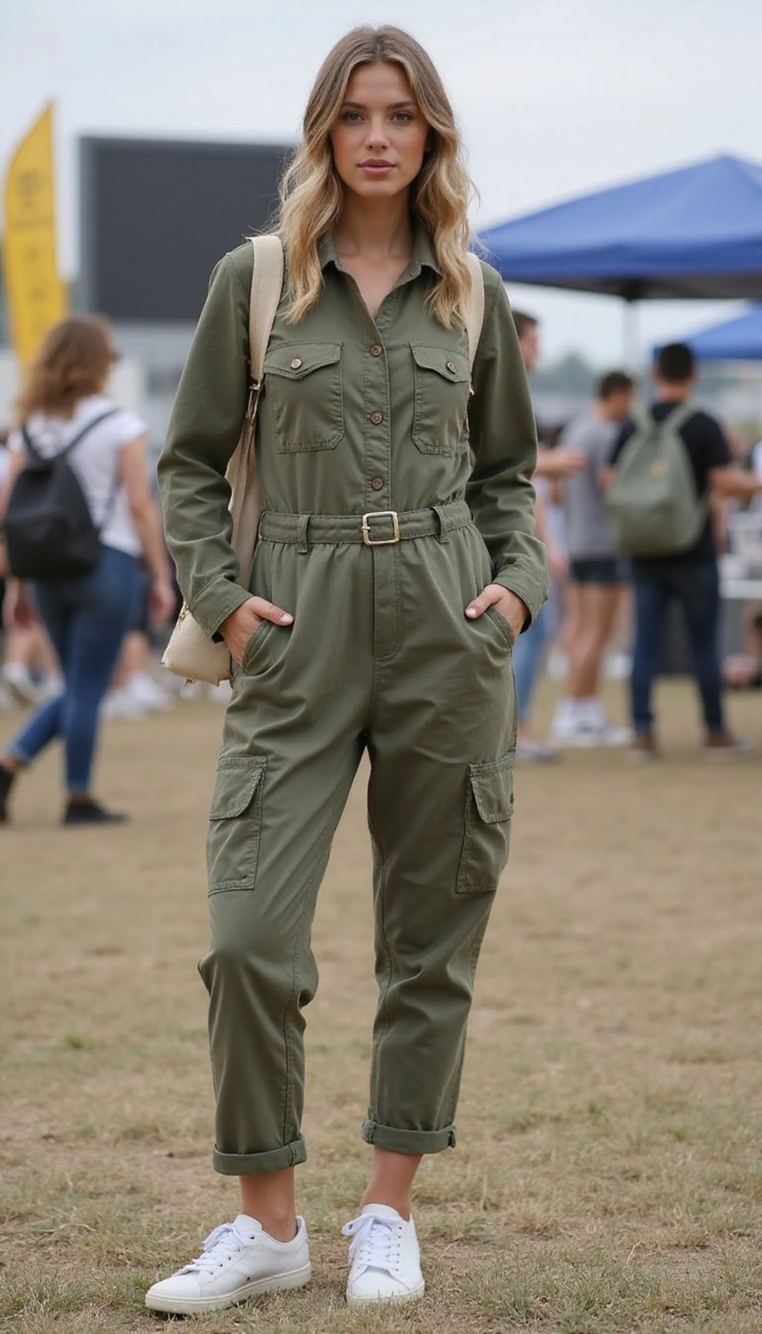 Utility jumpsuit: one-and-done outdoor outfit