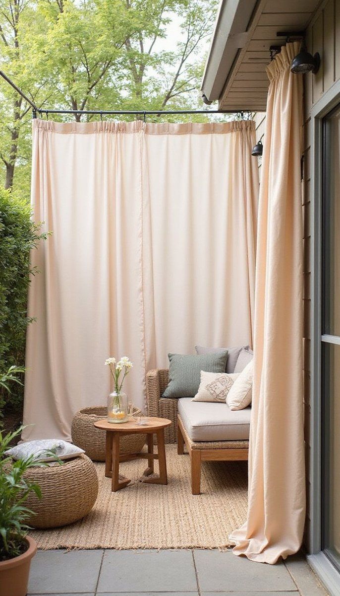 Outdoor Curtains for Privacy and Style