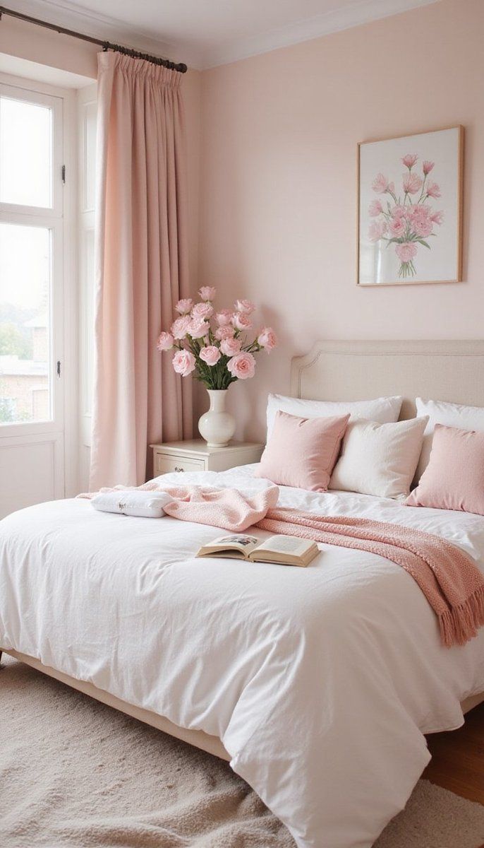 Pale pinks for soft sophistication